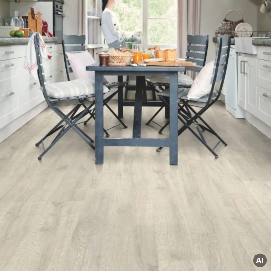 Panele podłogowe Dab regenerowany biały patynowany CL1653 AC4 8 mm, Panele podłogowe, Classic, Quick-Step