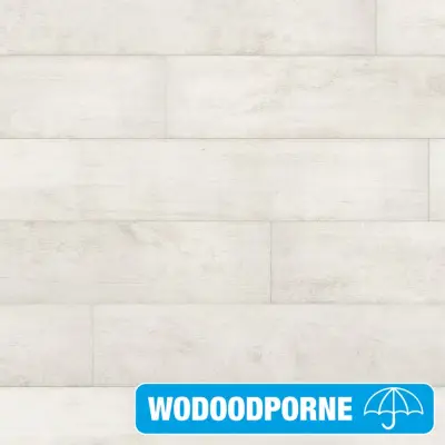 Panele Podłogowe Teak Biały bielony CLM1290 AC4 8 mm