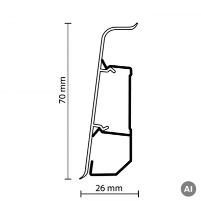 Listwa Dąb Sierra 154