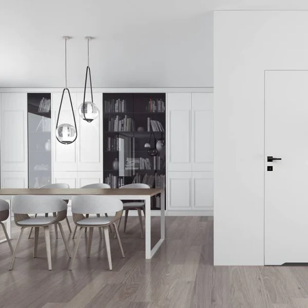 Drzwi Sara Eco 2 bezprzylgowe ukryte prawe WC 80 cm, 5901316