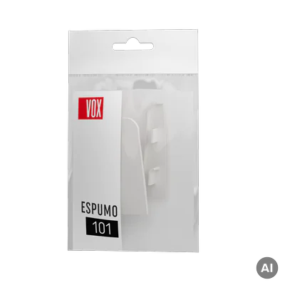 Zaślepki do listew Plastikowe Espumo ESP101 Białe Komplet Lewa+Prawa