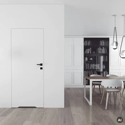 Drzwi Sara Eco 2 bezprzylgowe ukryte lewe WC 70 cm plaster miodu, DRE 400010021