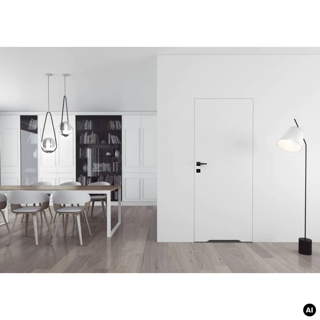 Drzwi Sara Eco 2 bezprzylgowe ukryte prawe WC 70 cm plaster miodu, DRE 400010022, DRE