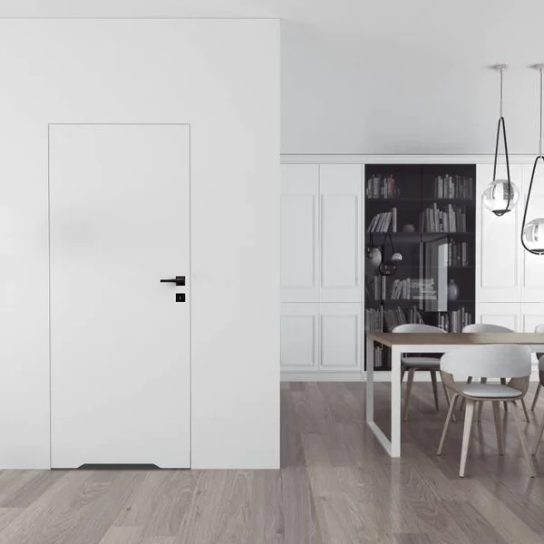 Drzwi Sara Eco 2 odwrotna przylga ukryte prawe WC 80 cm plas