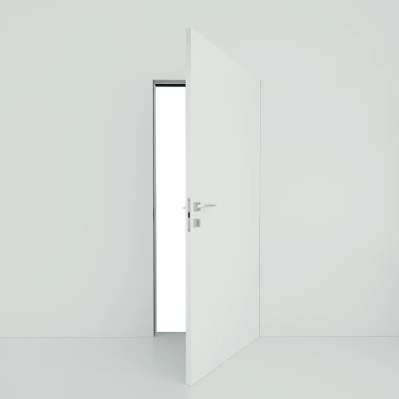 Drzwi ukryte białe + ościeżnica Sara Color prawe 60cm otw