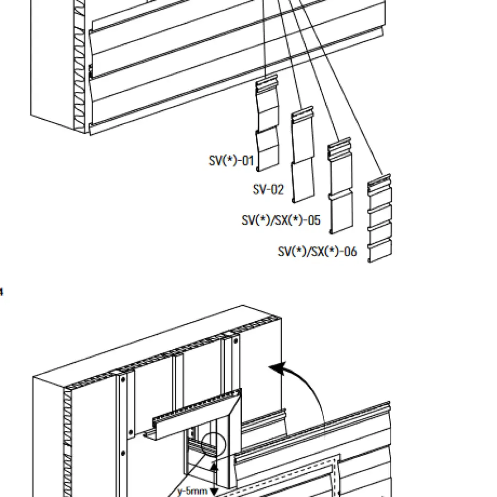 Panele zewnętrzne Fronto lamele Orzech 3028095, 3029950, Panele zewnętrzne, Fronto, Vilo