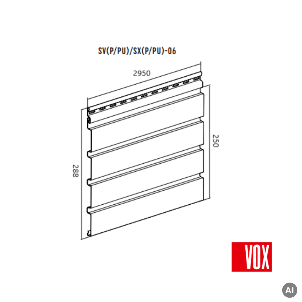 Panele zewnętrzne Fronto lamele Orzech 3028095, Panele zewnętrzne, Fronto, Vilo