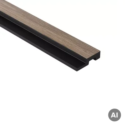 Zakończenie lameli Lamele M Medio Listwa Prawa Dąb Szary L0203R