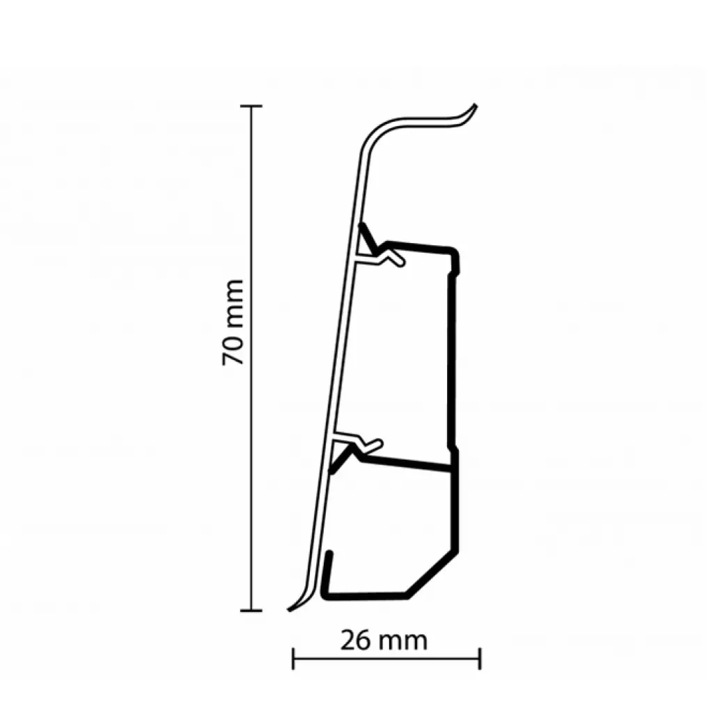 Listwa Dąb Tasmański 140, 5905167817018, Listwy przypodłogowe, Indo, Arbiton