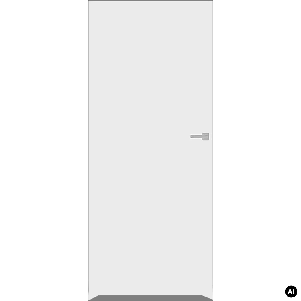 Zestaw Drzwi ukryte + Ościeżnica biała Sara Eco 2 WC bezprzylgowe (otwierane na zewnątrz) Lewe 80 cm płyta, 5901316049842, 5901316110665, Zestaw, Sara Eco 2, DRE