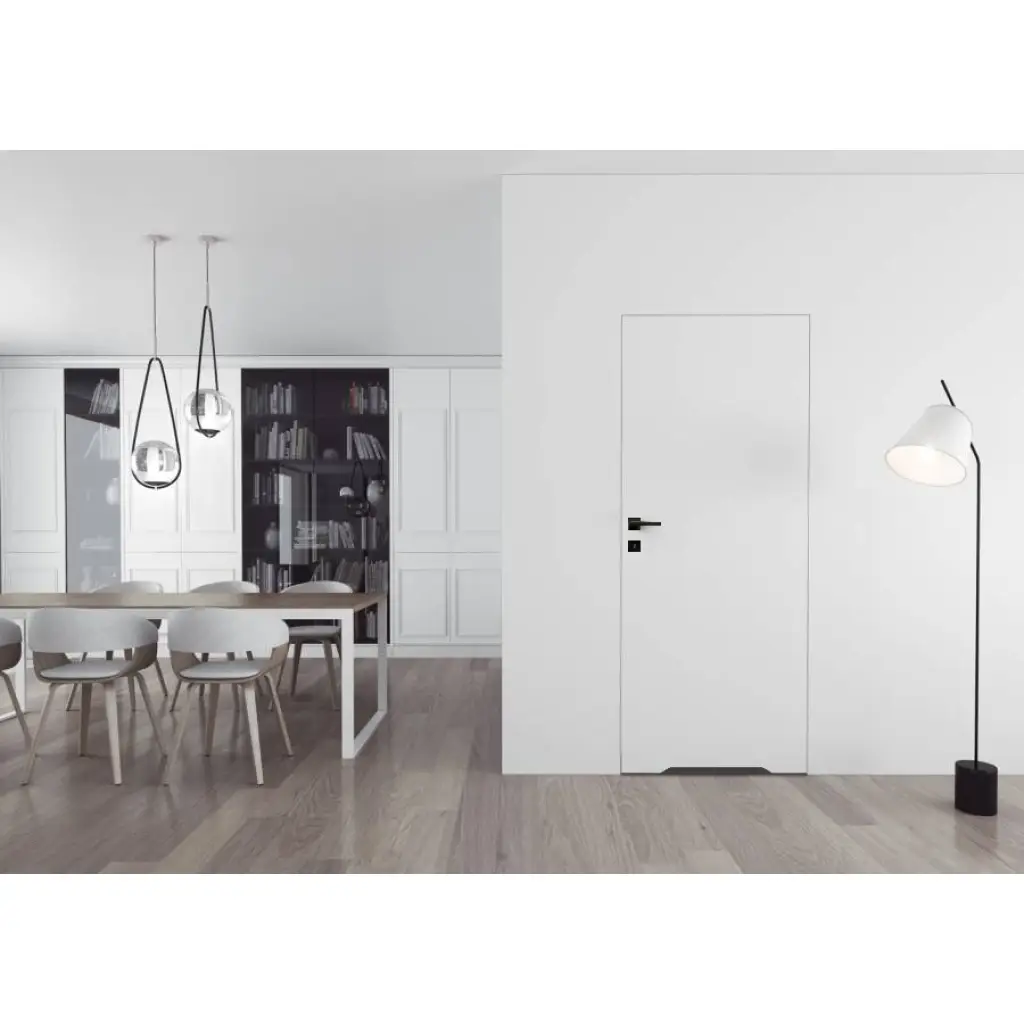 Zestaw Drzwi ukryte + Ościeżnica Sara Eco 2 WC odwrotna przylga (otwierane do wewnątrz) Lewe 70 cm płyta, DRE 400010385, DRE 400010412, Zestaw, Sara Eco 2, DRE