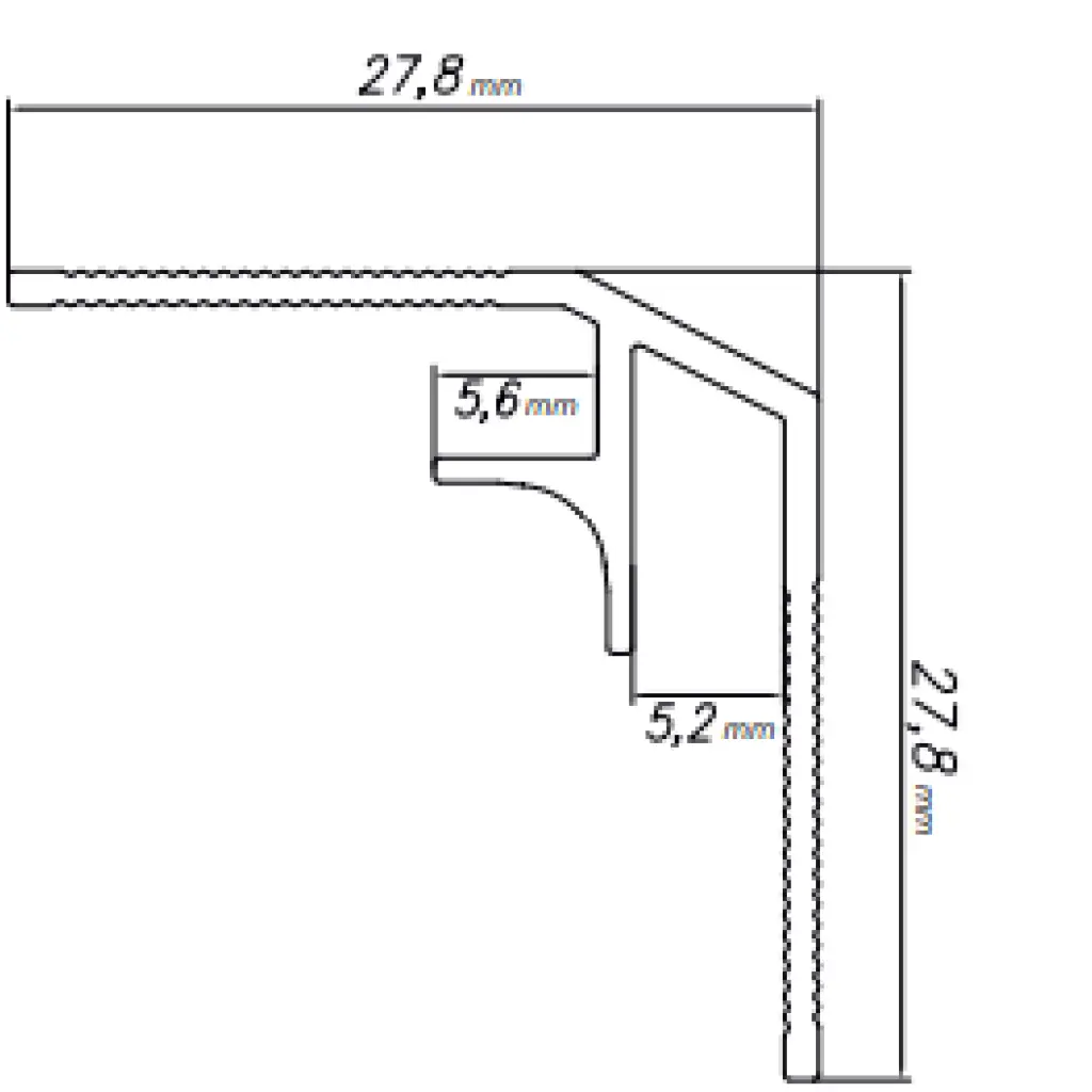 Narożnik wewnętrzny