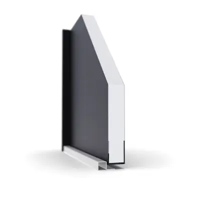 Drzwi techniczne stalowe 80 cm lewe Ecouni, T40 URAN 2 BIAŁY/80 LEWE