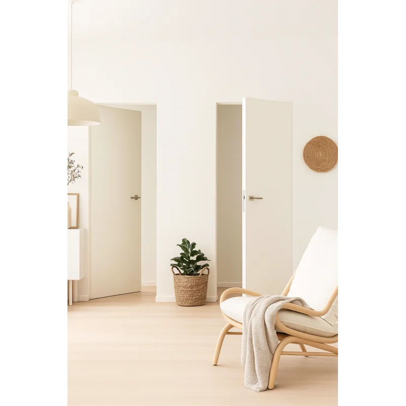 Zestaw Drzwi ukryte + Ościeżnica Sara Uni Prawe 70 cm do m