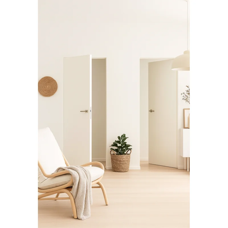 Zestaw Drzwi ukryte + Ościeżnica Sara Uni Lewe 80 cm do ma