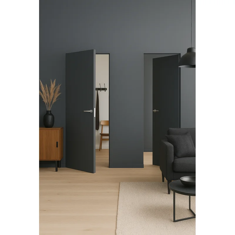 Zestaw Drzwi ukryte + Ościeżnica Sara Uni Lewe 90 cm do ma