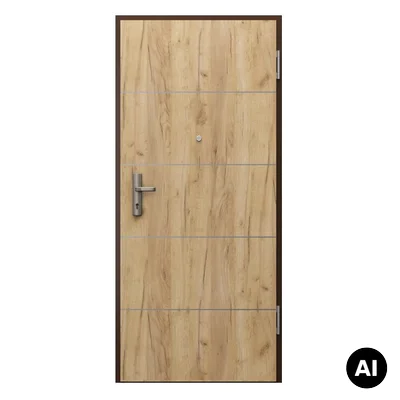Drzwi Techniczne Akustyczne 42dB intarsje 6
