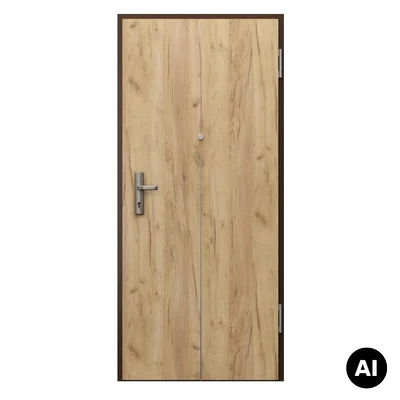 Drzwi Techniczne Akustyczne 42dB intarsje 9