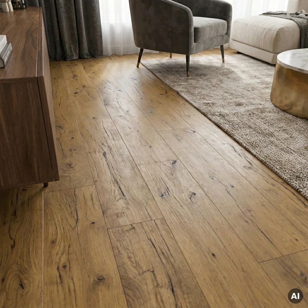 Panele Podłogowe Dąb Naturalny Spękany SIG4767 AC4 9 mm, Panele podłogowe, Capture, Quick-Step