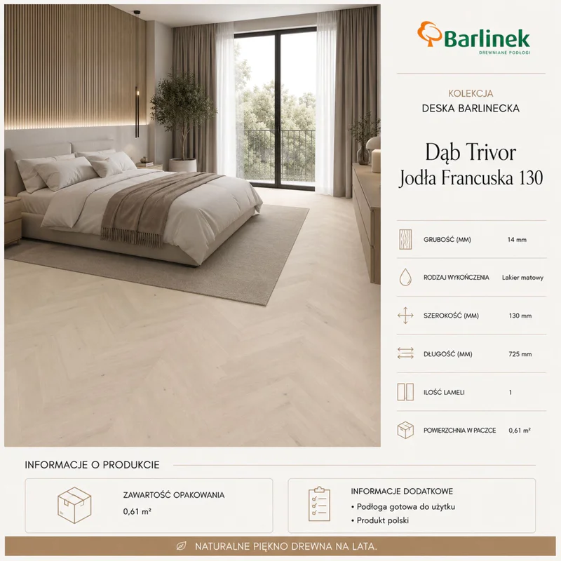 Dąb Trivor Jodła Francuska 130 1WV000002 14 mm - 4