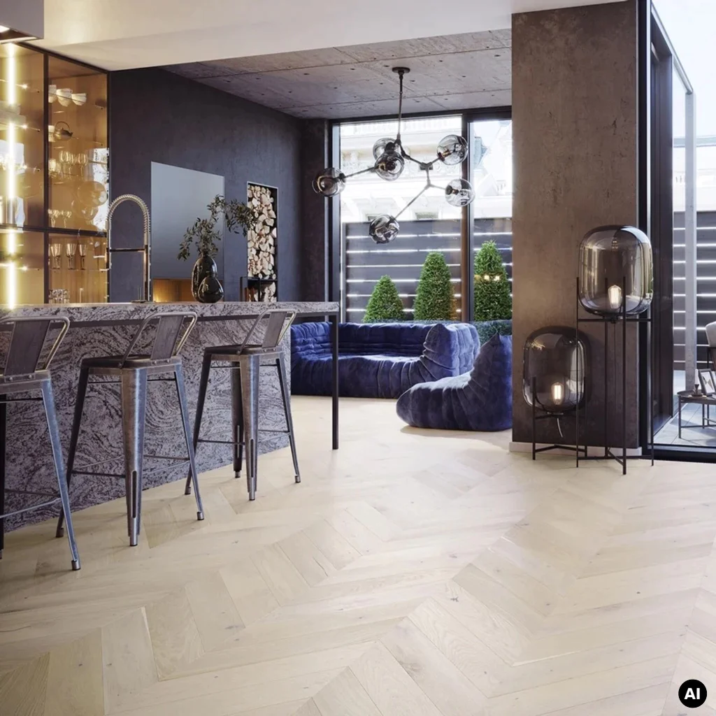 Podłoga drewniana Dąb Trivor Jodła Francuska 14 mm, 1WV000002, Deska barlinecka, Classico Line - Jodła Francuska, Barlinek