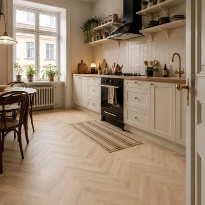 Panele winylowe SPC LVT Jodełka Dąb Harlow CA158 Klasa 33 5 mm TAK