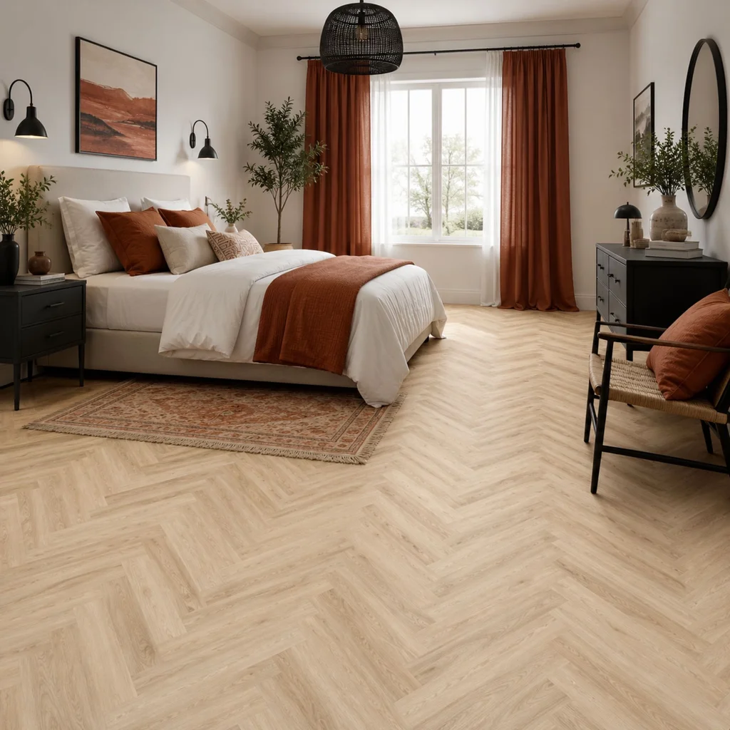 Panele winylowe SPC LVT Jodełka Dąb Harlow CA158 Klasa 33 5 mm TAK, Panele winylowe, Amaron Herringbone, Arbiton