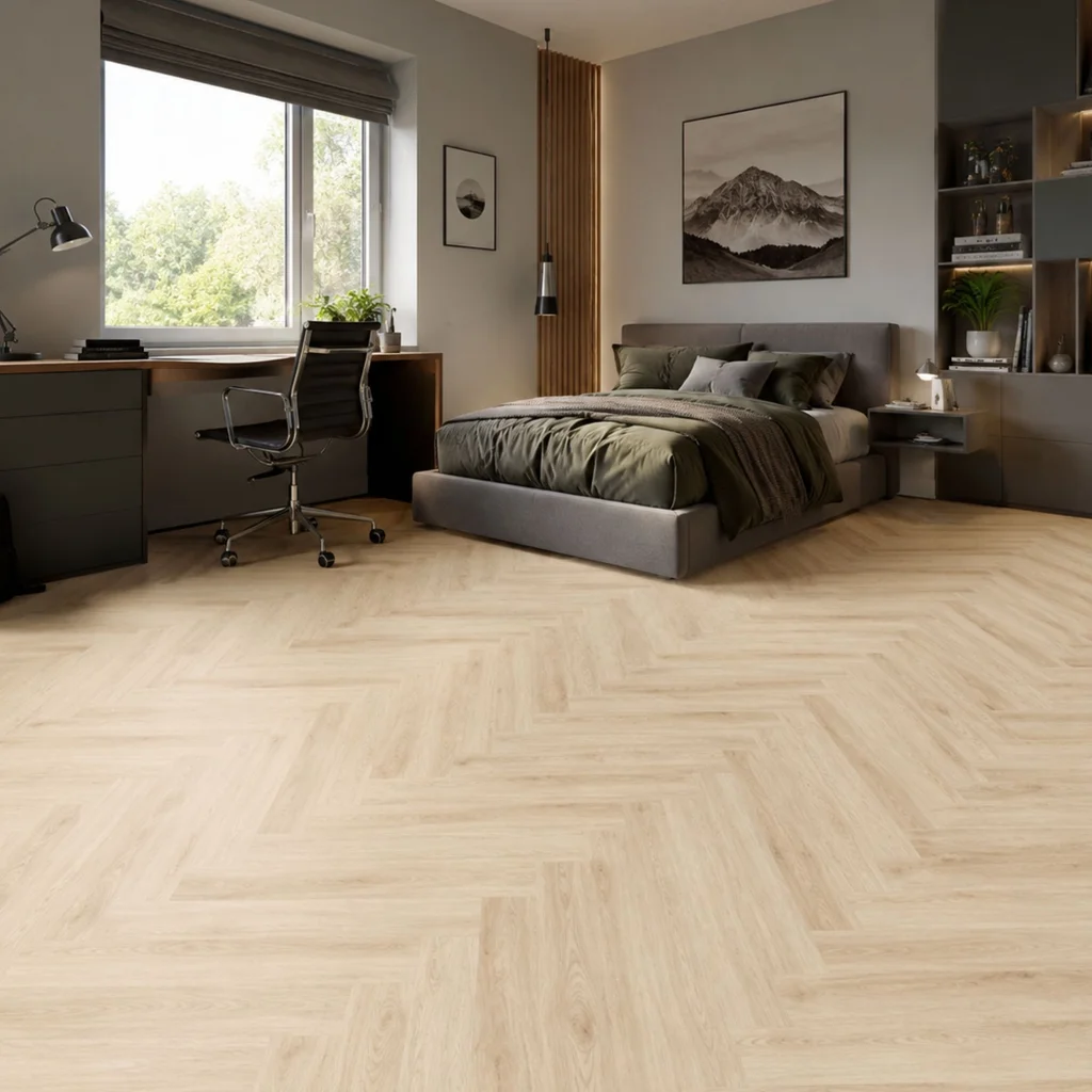 Panele winylowe SPC LVT Jodełka Dąb Harlow CA158 Klasa 33 5 mm TAK, Panele winylowe, Amaron Herringbone, Arbiton