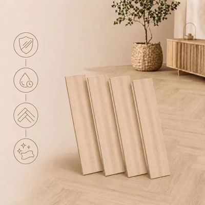 Panele winylowe SPC LVT Jodełka Dąb Harlow CA158 Klasa 33 5 mm TAK