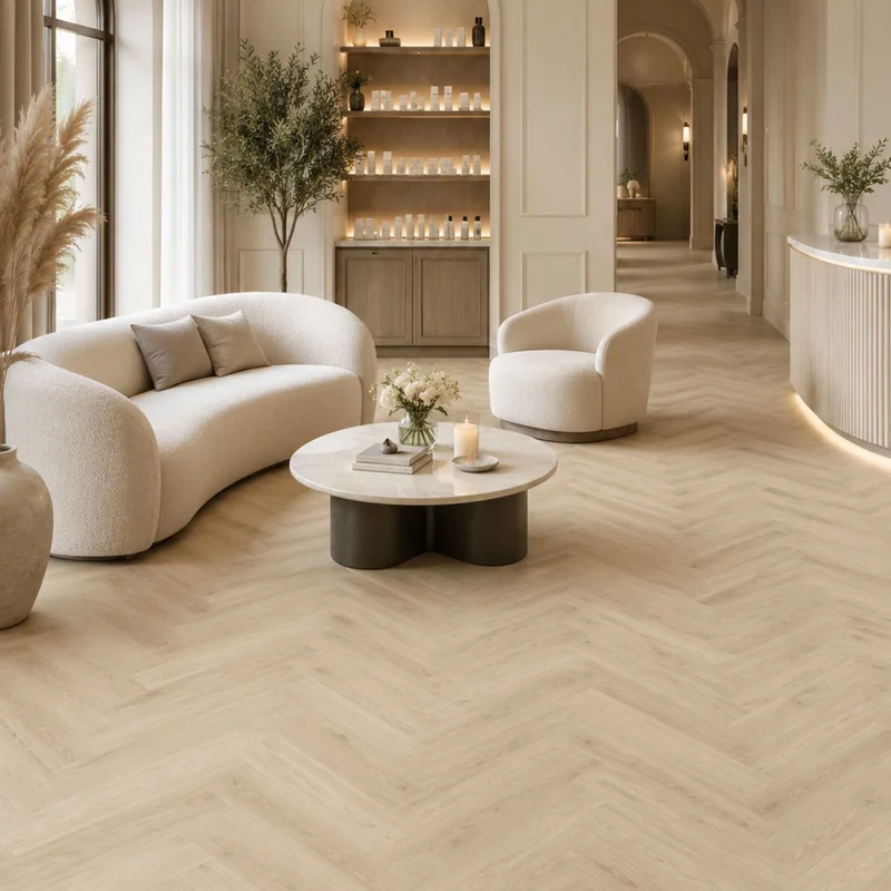 Panele winylowe SPC LVT Jodełka Dąb Harlow CA158 Klasa 33 