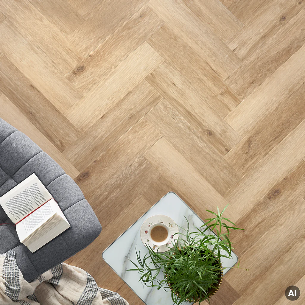 Panele winylowe SPC LVT Jodełka Dąb Wembley Klasa 33 5 mm TAK, CA159, Panele winylowe, Amaron Herringbone, Arbiton