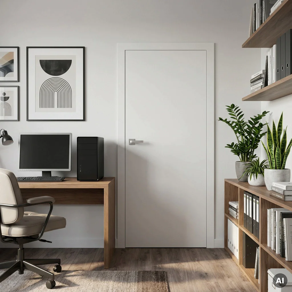 Drzwi Porta VECTOR Premium T Prawe 80cm bezprzylgowe, SPAPMT0P08UBI0A7U0H000, Drzwi wewnętrzne, PORTA VECTOR PREMIUM, PORTA