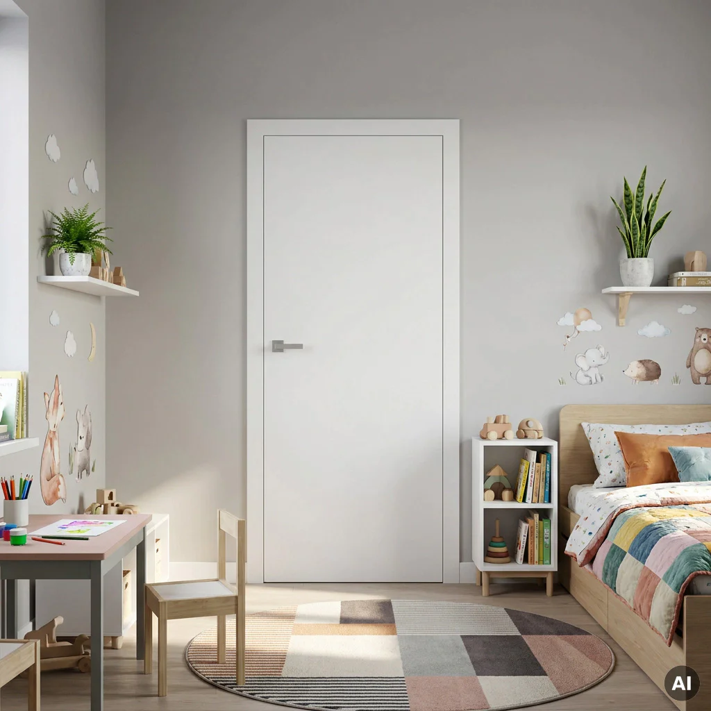 Drzwi Porta VECTOR Premium T Prawe 80cm bezprzylgowe, SPAPMT0P08UBI0A7U0H000, Drzwi wewnętrzne, PORTA VECTOR PREMIUM, PORTA