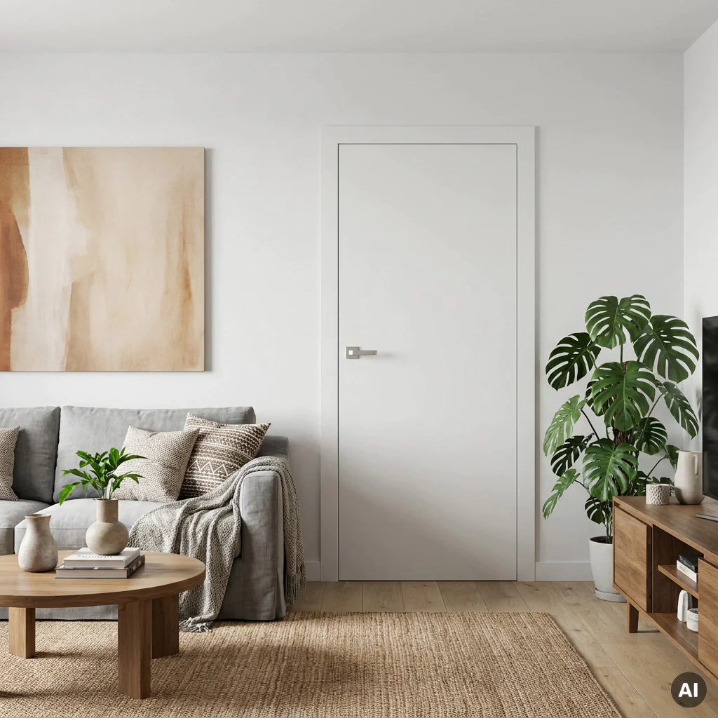 Drzwi Porta VECTOR Premium T Prawe 80cm bezprzylgowe, SPAPMT0P08UBI0A7U0H000, Drzwi wewnętrzne, PORTA VECTOR PREMIUM, PORTA