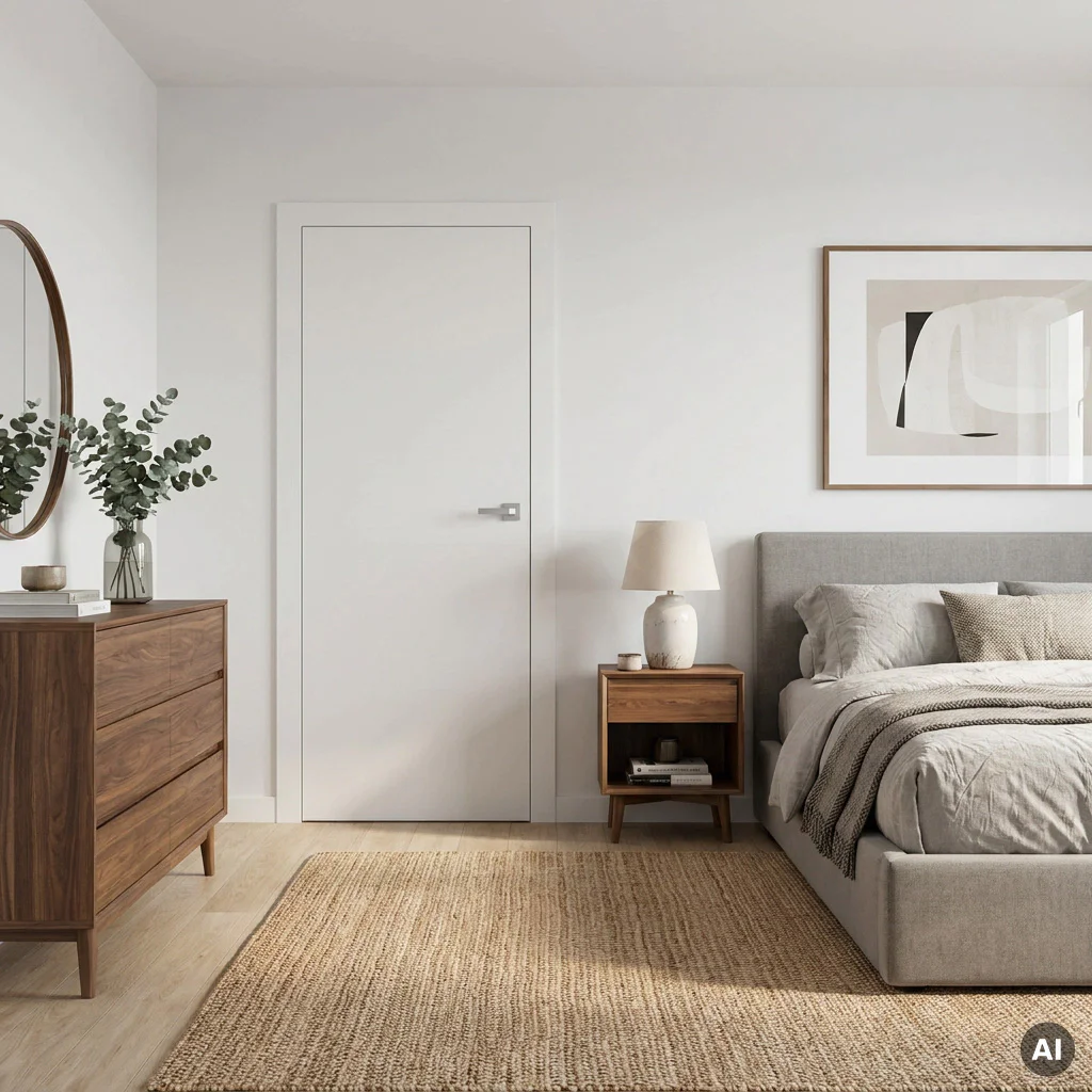 Drzwi Porta VECTOR Premium T Prawe 80cm bezprzylgowe, SPAPMT0P08UBI0A7U0H000, Drzwi wewnętrzne, PORTA VECTOR PREMIUM, PORTA