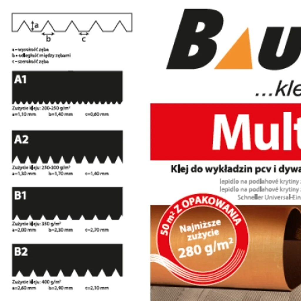 Klej do winyli Multi Tec 14kg 859B1544, Klej, Kleje, Bautec