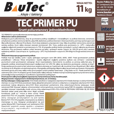 Grunt BauTec PRIMER PU Fast 11 kg TEC PRIM11