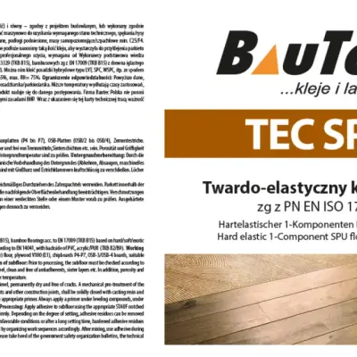 Klej do podłóg hybrydowych BauTec TEC SPU 18kg