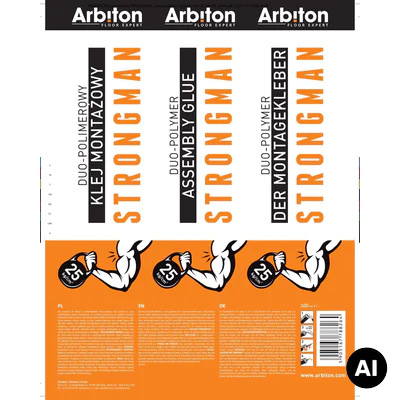 Klej montażowy Arbiton Strongman 300 ml 5905167788264