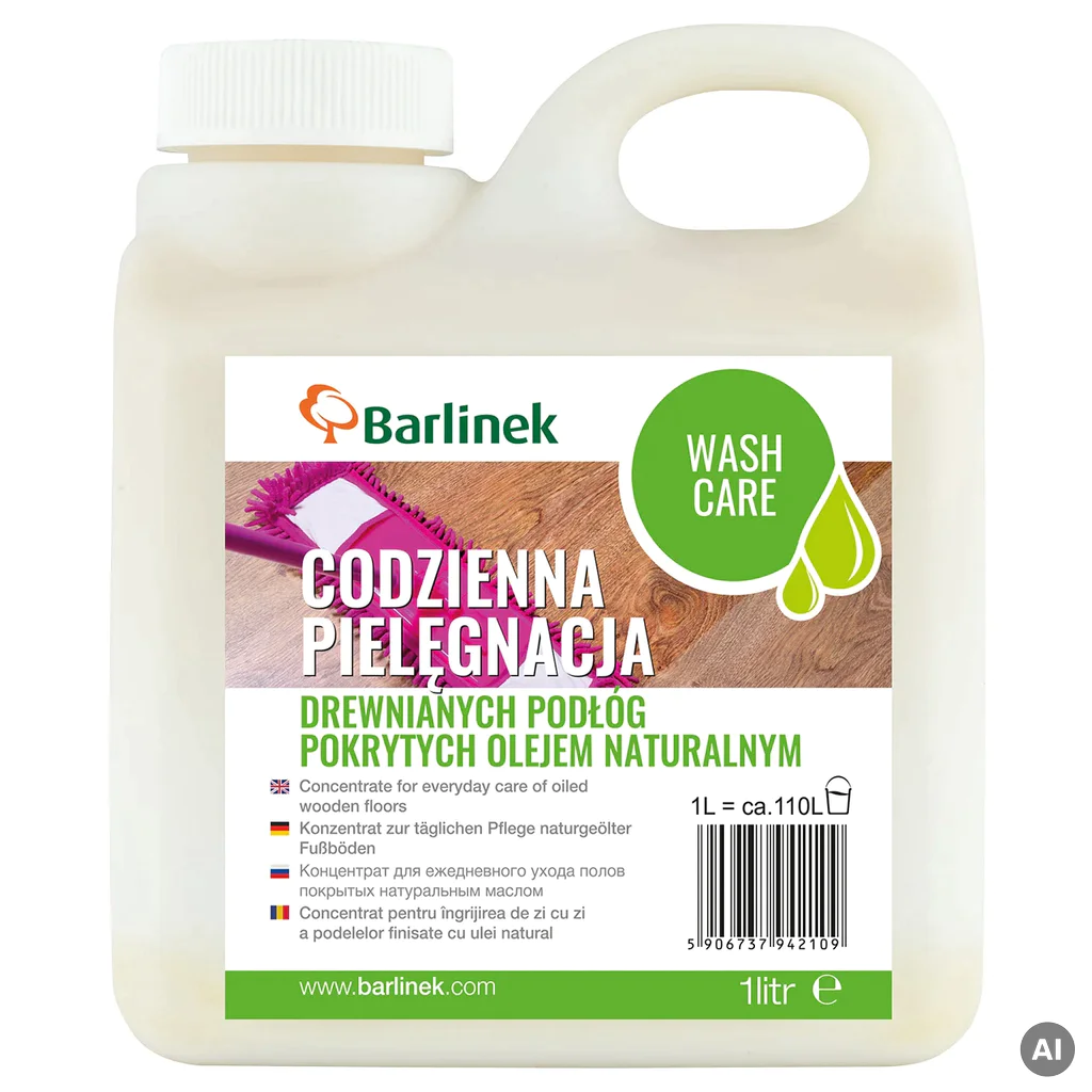 Wash Care Barlinek 1L – koncentrat do pielęgnacji podłóg olejowanych, 1075C-9, Wash Care, Barlinek
