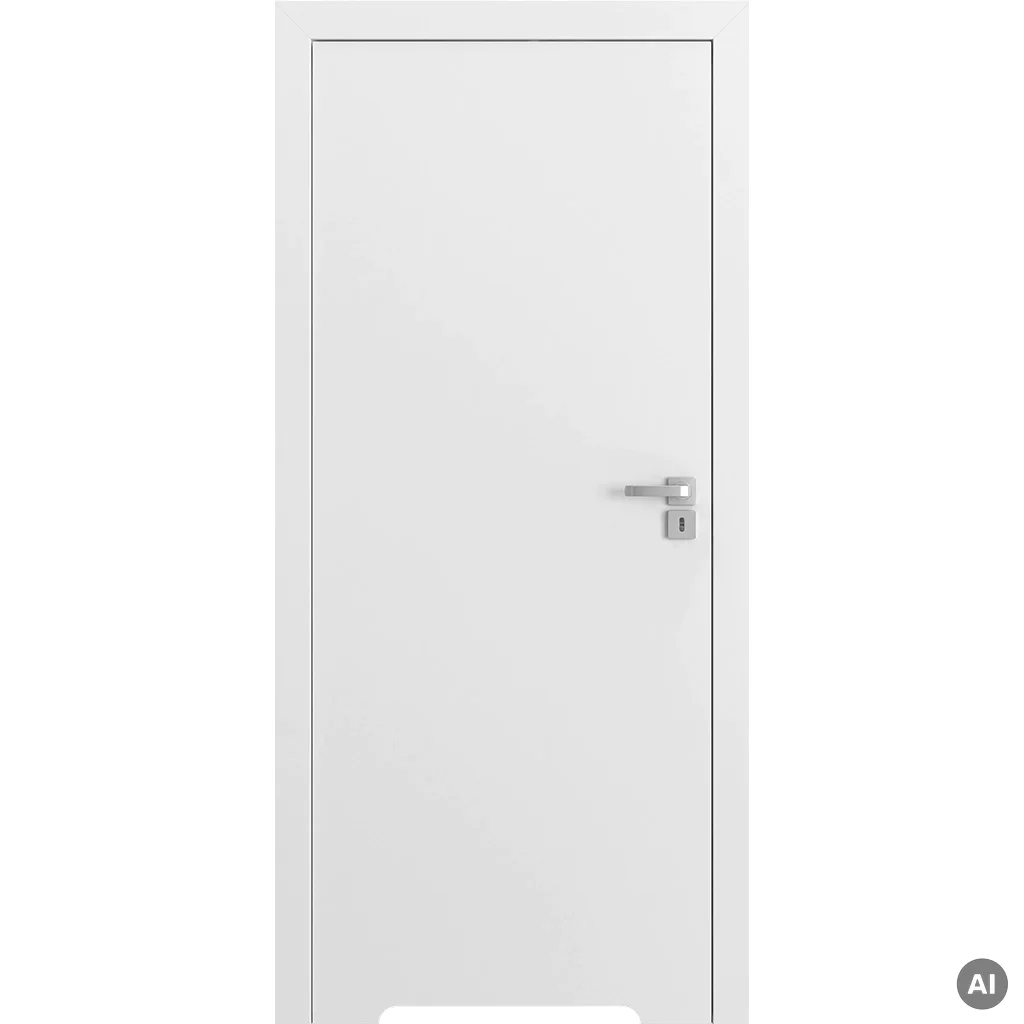 Drzwi Porta VECTOR Premium T WC Lewe 80cm bezprzylgowe, SPAPMT0L08UBIWAYU0H000, Drzwi wewnętrzne, PORTA VECTOR PREMIUM, PORTA