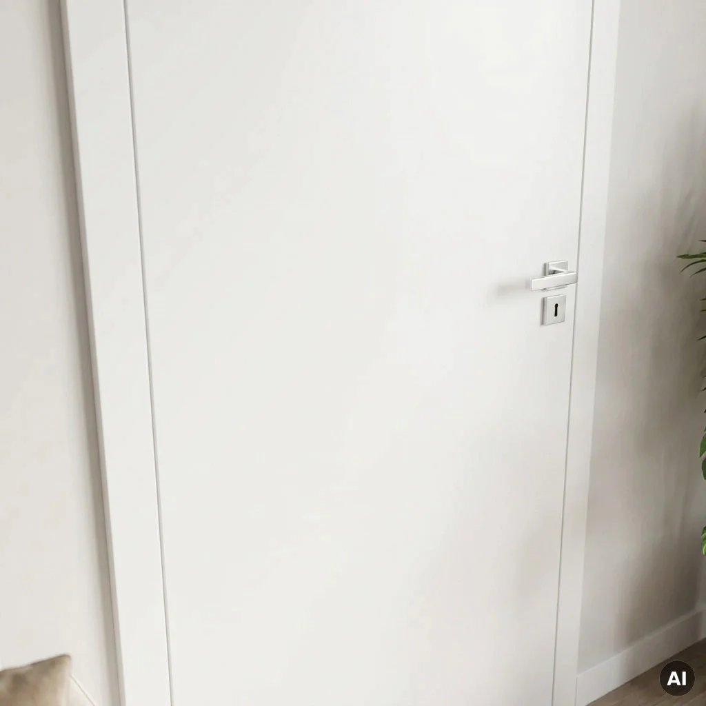 Drzwi Porta VECTOR Premium T WC Lewe 80cm bezprzylgowe, SPAPMT0L08UBIWAYU0H000, Drzwi wewnętrzne, PORTA VECTOR PREMIUM, PORTA
