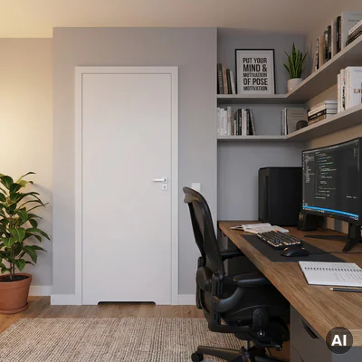 Drzwi Porta VECTOR Premium T WC Lewe 80cm bezprzylgowe, SPAPMT0L08UBIWAYU0H000