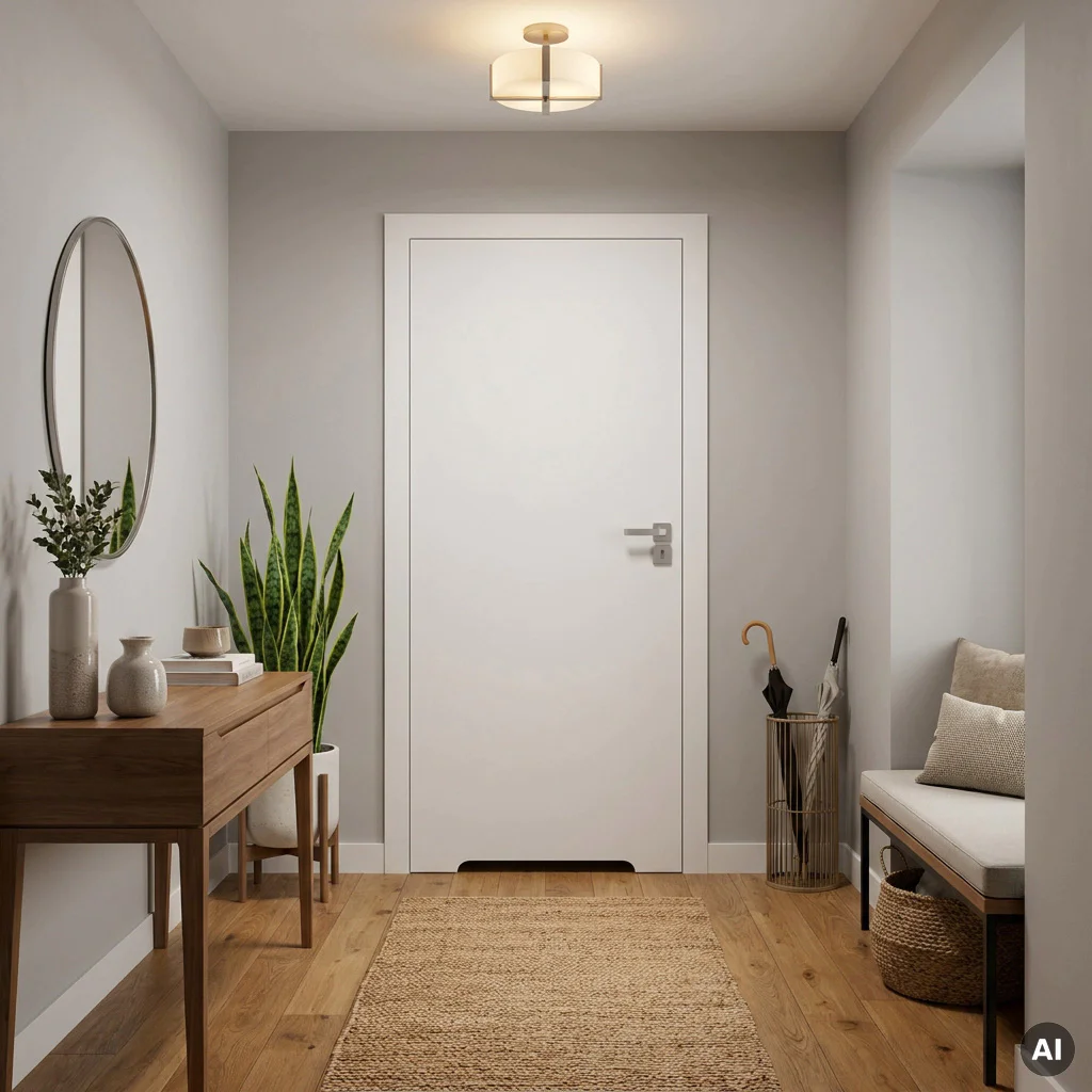 Drzwi Porta VECTOR Premium T WC Lewe 80cm bezprzylgowe, SPAPMT0L08UBIWAYU0H000, Drzwi wewnętrzne, PORTA VECTOR PREMIUM, PORTA