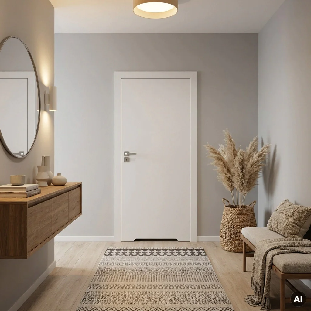 Drzwi Porta VECTOR Premium T WC Prawe 80cm bezprzylgowe, SPAPMT0P08UBIWAYU0H000, Drzwi wewnętrzne, PORTA VECTOR PREMIUM, PORTA