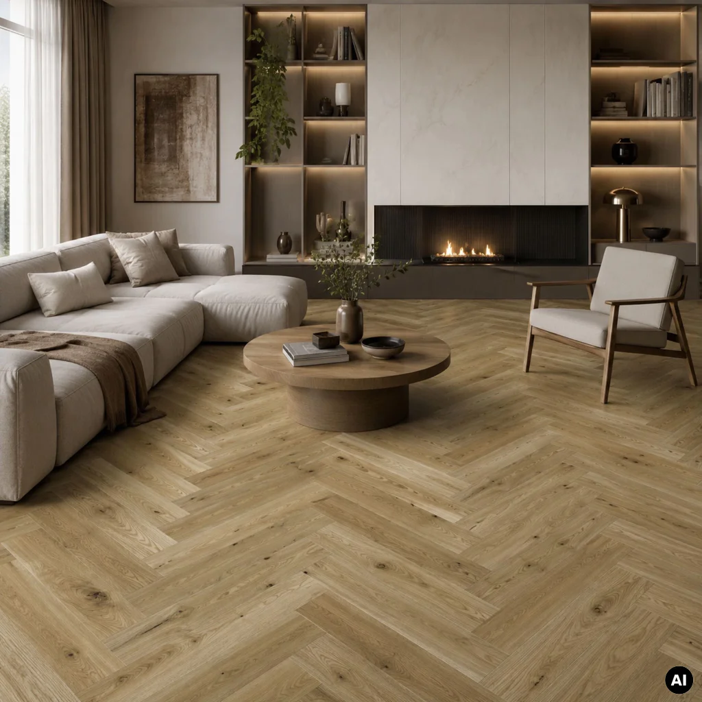 Podłoga drewniana Dąb Toffee Jodła Klasyczna 14 mm, 1WC000017, Deska barlinecka, Classico Line - Jodła Klasyczna, Barlinek