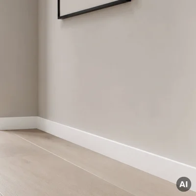 Listwa przypodłogowa Espumo 401 Biała 2,4 m, 401 ESP401 2.4