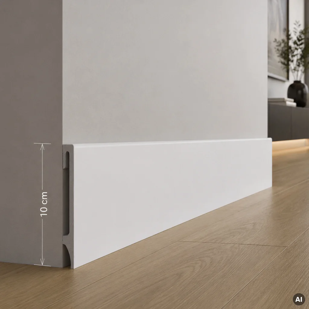 Listwa Espumo 401 ESP401 Biała 2,4 m, 401 ESP401 2.4, Listwy przypodłogowe, Espumo, VOX