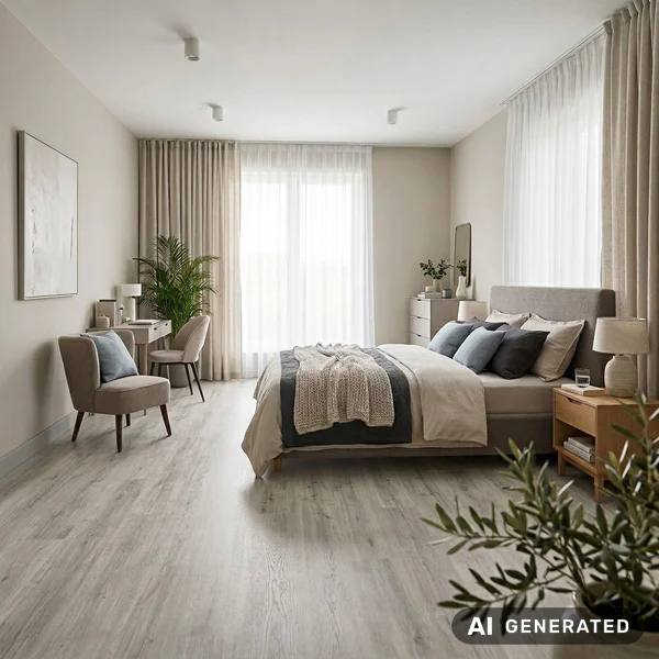Panele Winylowe SPC LVT z podkładem Dusty Grey Szary 5 mm K