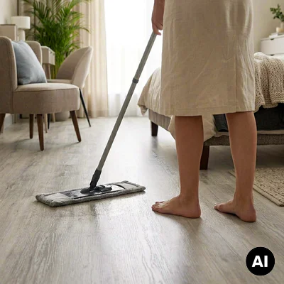 Panele Winylowe SPC LVT Dusty Grey z podkładem DOU-603-IB Klasa 33 5 mm
